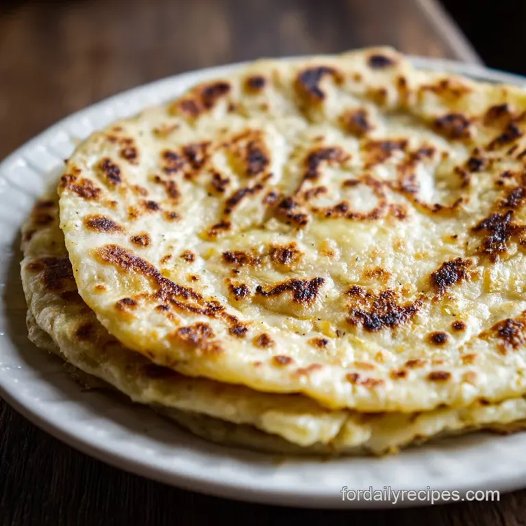 Authentic Afghan Bolani Potato Stuffed Flatbread