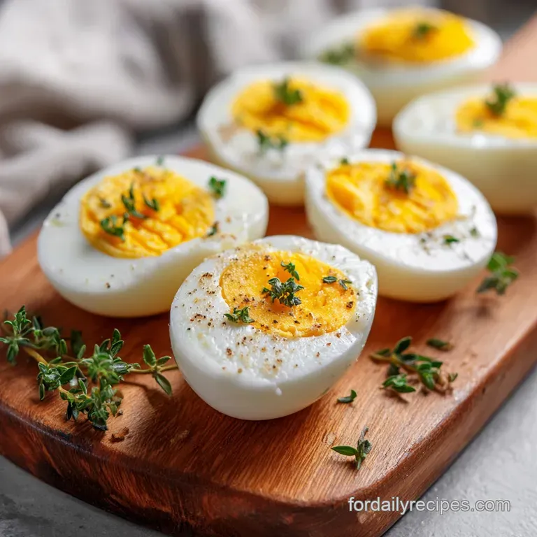 Air Fryer Hard Boiled Eggs Recipe