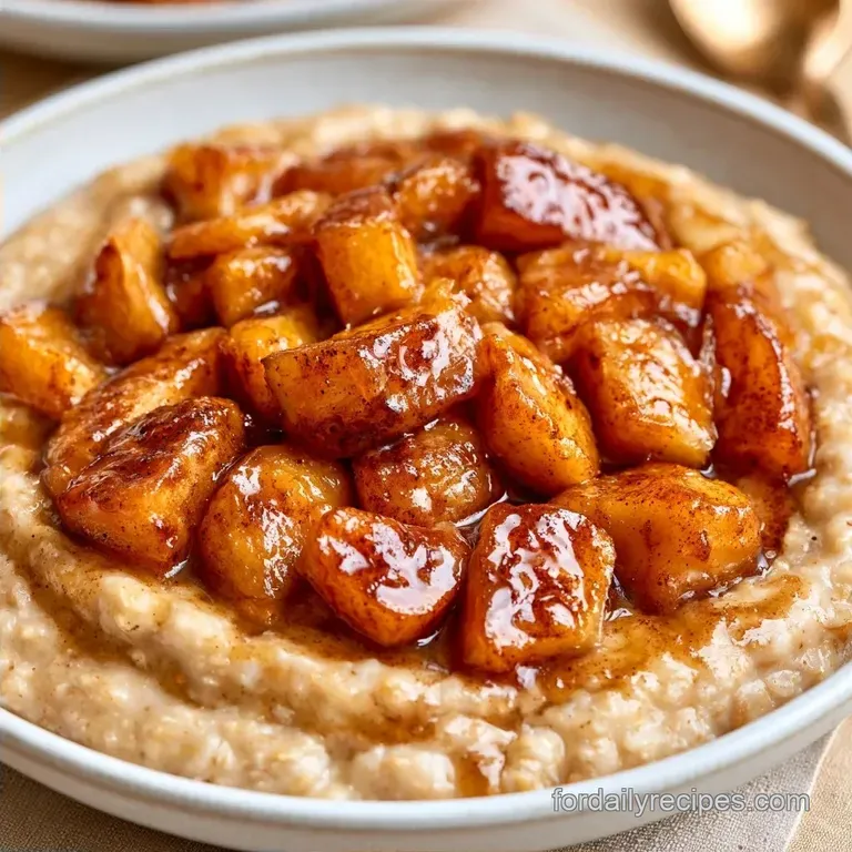 Cozy Apple Cinnamon Cream of Wheat