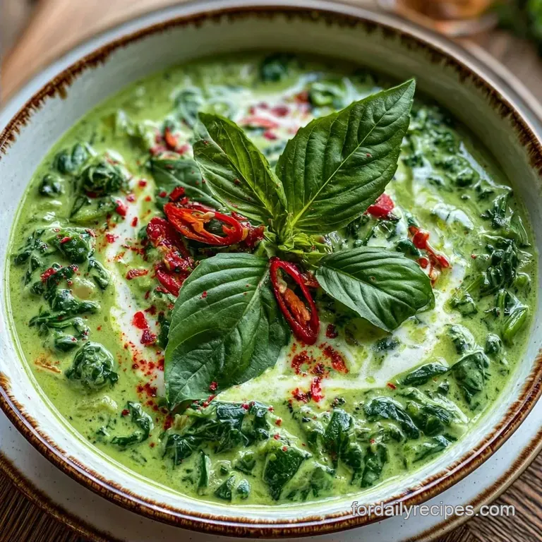 Authentic Thai Green Curry with Homemade Paste