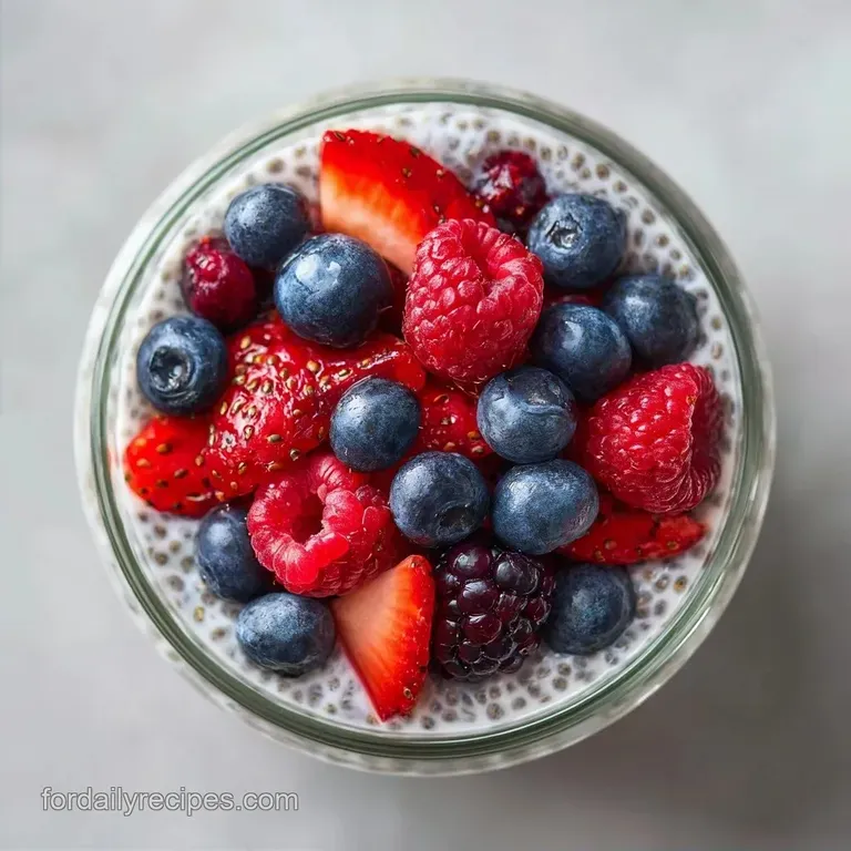 Healthy Berry Chia Seed Pudding: Velvety and Rich