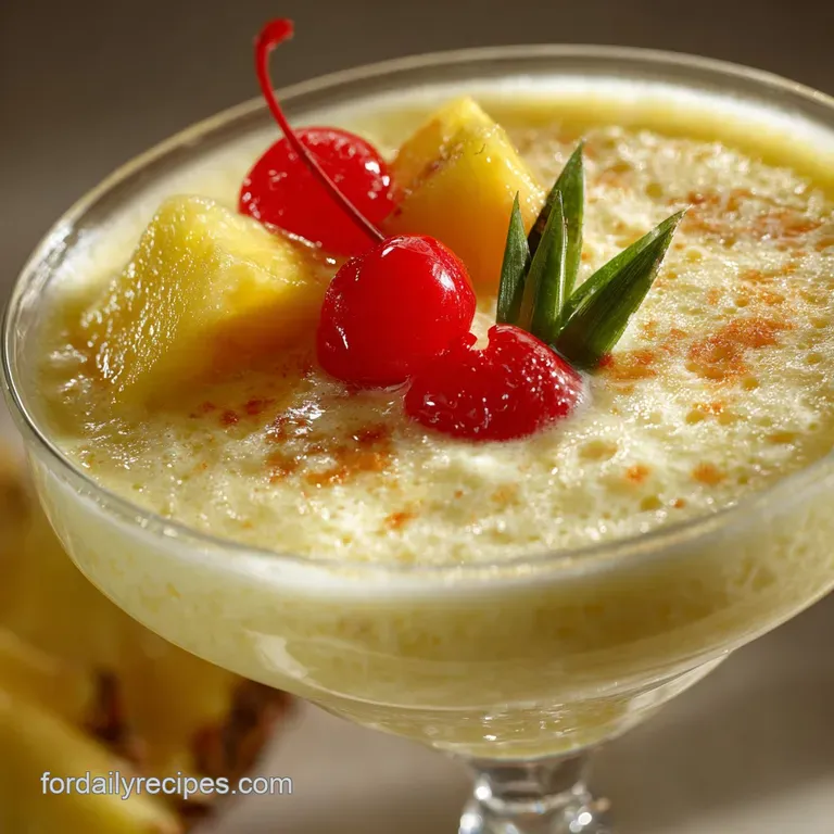 Pina Colada: The Classic Puerto Rican Recipe (Velvety Smooth)