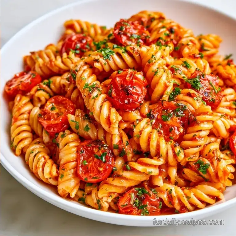 Blistered Tomato Pasta Salad in 20 Minutes