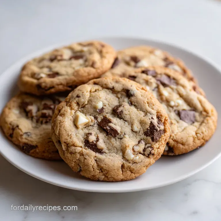 Bourbon Toffee Cookies: Chewy and Salted