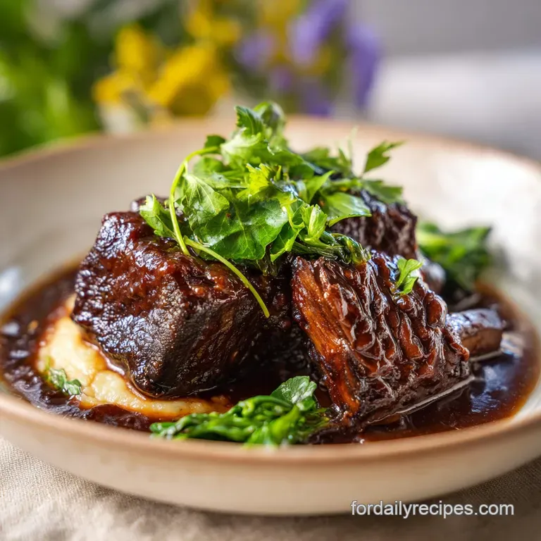 Braised Short Ribs Recipe: Fall Apart Tender