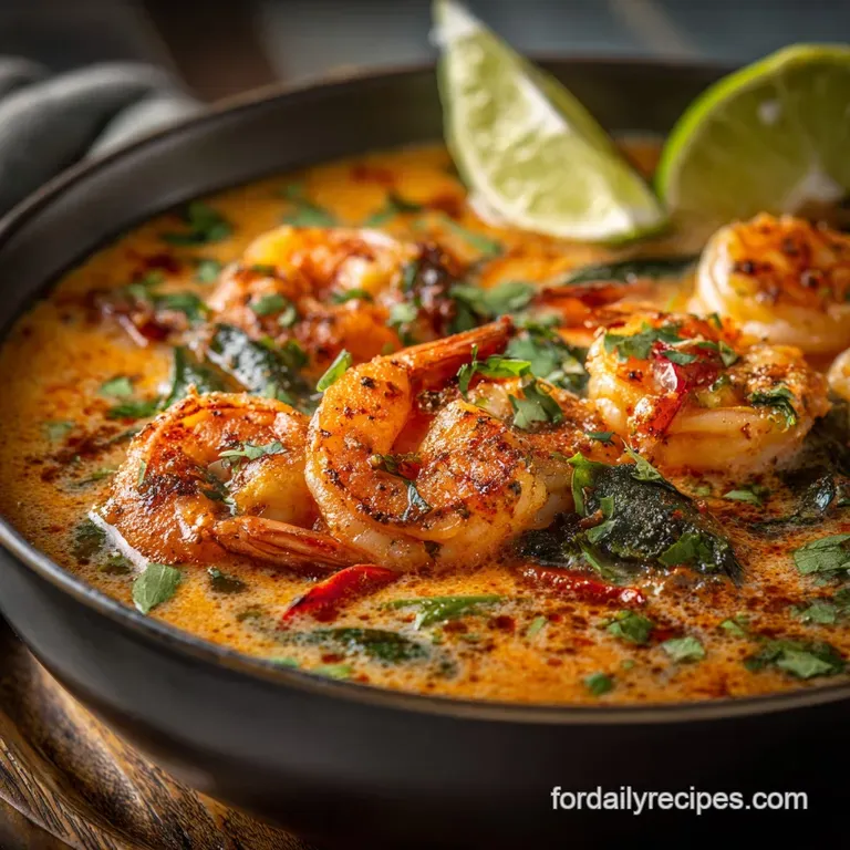 Brazilian Mounjaro Recipe: the High-Protein Shrimp Coconut Moqueca presentation