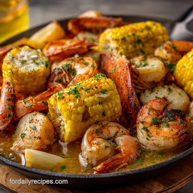 Seafood Boil Sauce: the Ultimate Buttery Bayou Bliss Recipe presentation