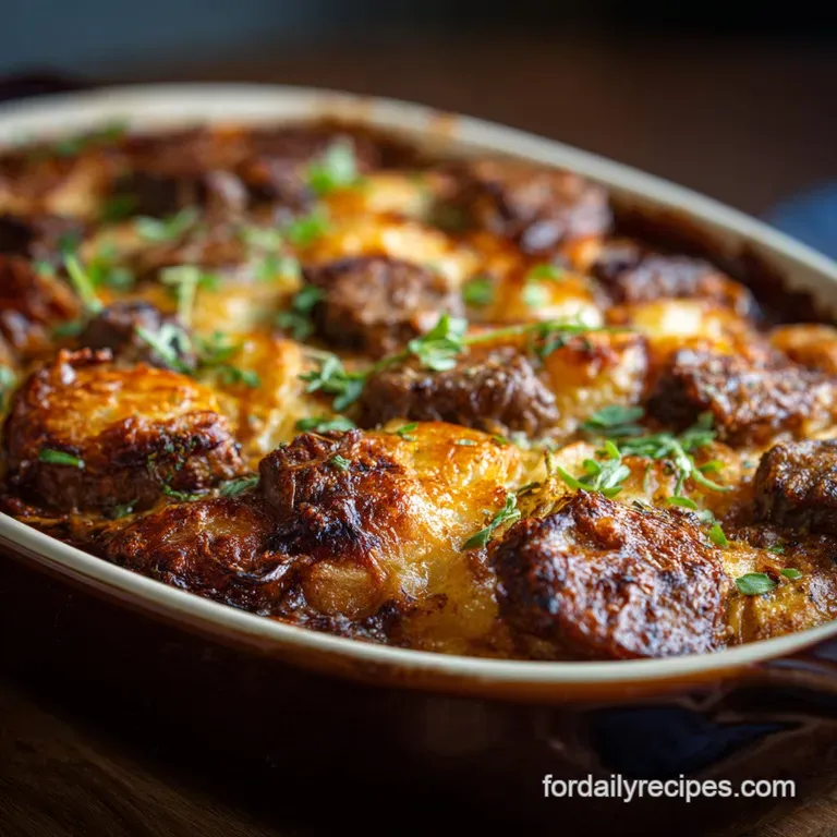 CattleRanch Casserole: The Ultimate Ranch Hands Beef and Potato Bake