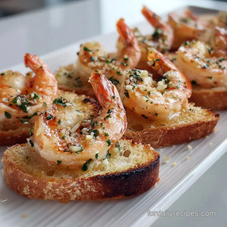Elegant champagne glasses frame a plate of creamy shrimp bites; vibrant green garnish pops against the soft pink sauce.