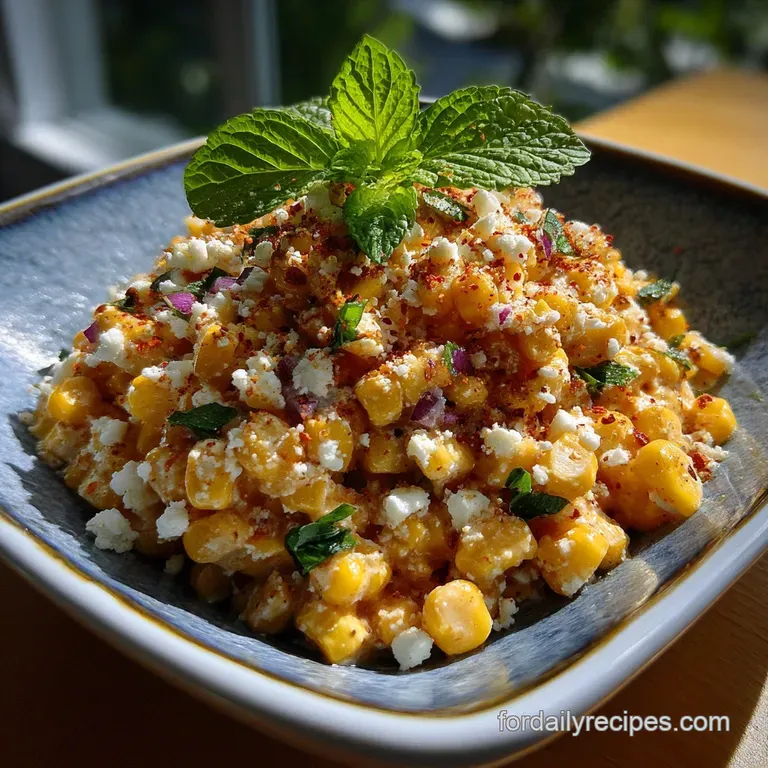 Mexican Side Dishes: Smoky Street Corn Salad Ready in 30 Min
