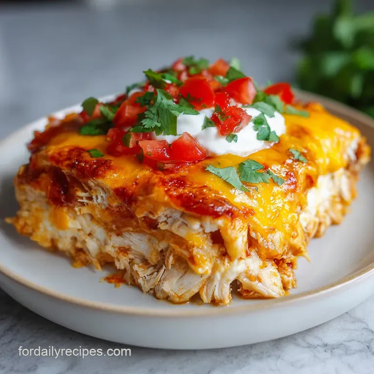 Chicken Enchilada Casserole: Layered Perfection
