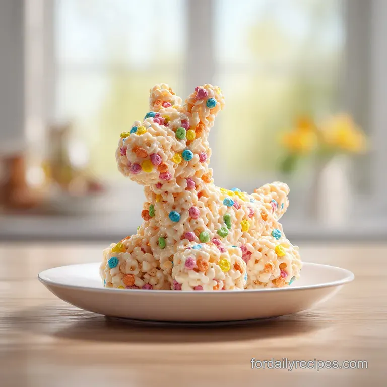 Circus Animal Cookie Rice Krispie Treats