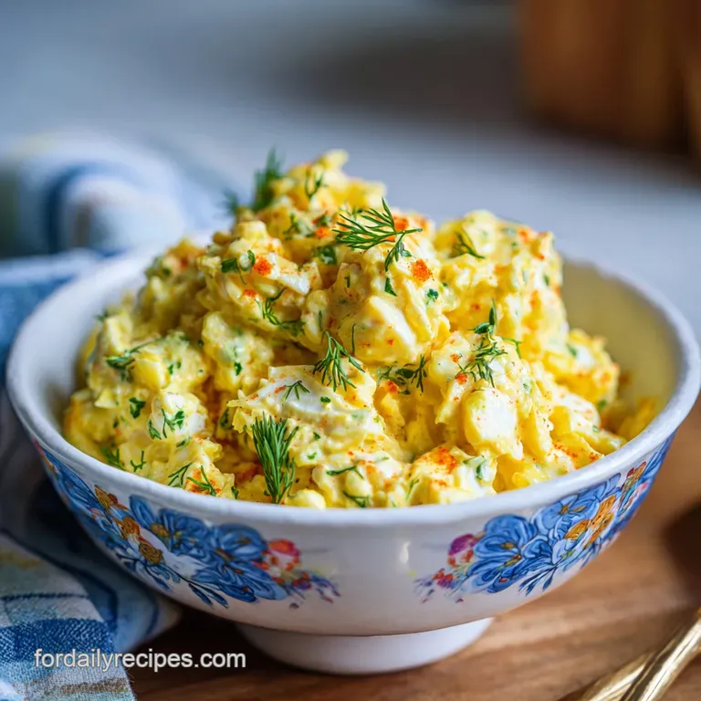 Classic Egg Salad: Velvety and Herb-Forward