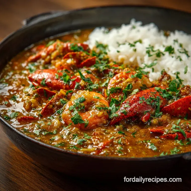 Crawfish Etouffee: Chefs Classic Louisiana Recipe for a Perfect Roux presentation