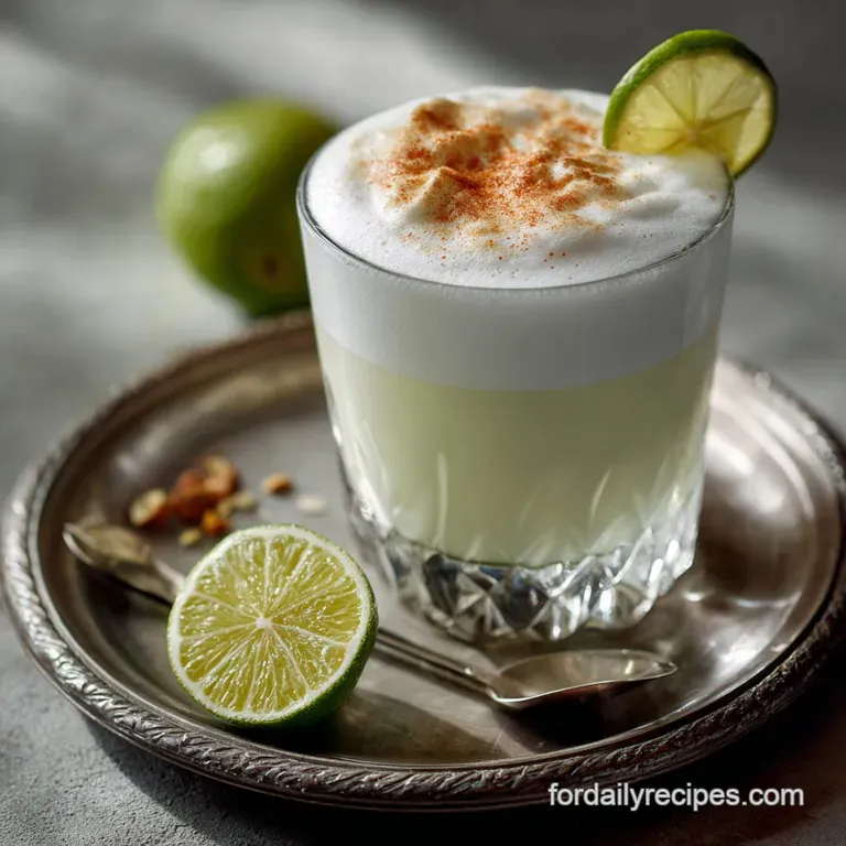 Pisco Sour: The Classic Peruvian Recipe for Velvety Foam