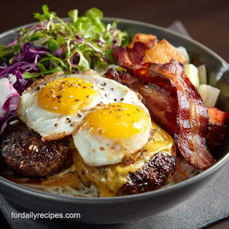 Burger Bowl: The Classic Diner Smash Recipe with Secret Sauce