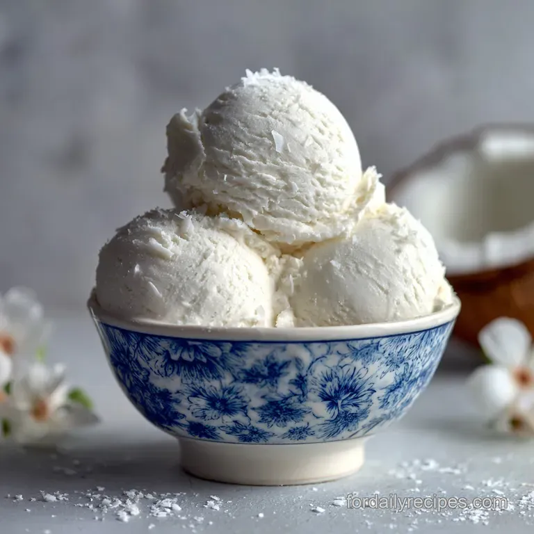 Coconut Ice Cream