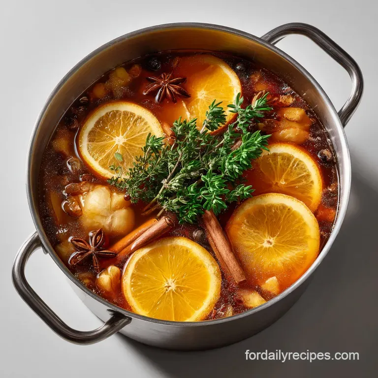 Simmer Pot: the Cotswold Comfort Winter Citrus Spiced Cloves Recipe presentation