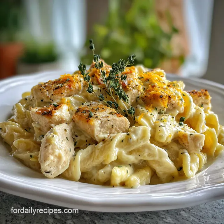 Cottage Cheese Chicken Alfredo