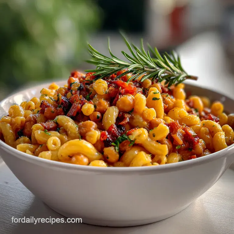 Ditalini Pasta Recipe: Cozy Pancetta Chickpea Stew