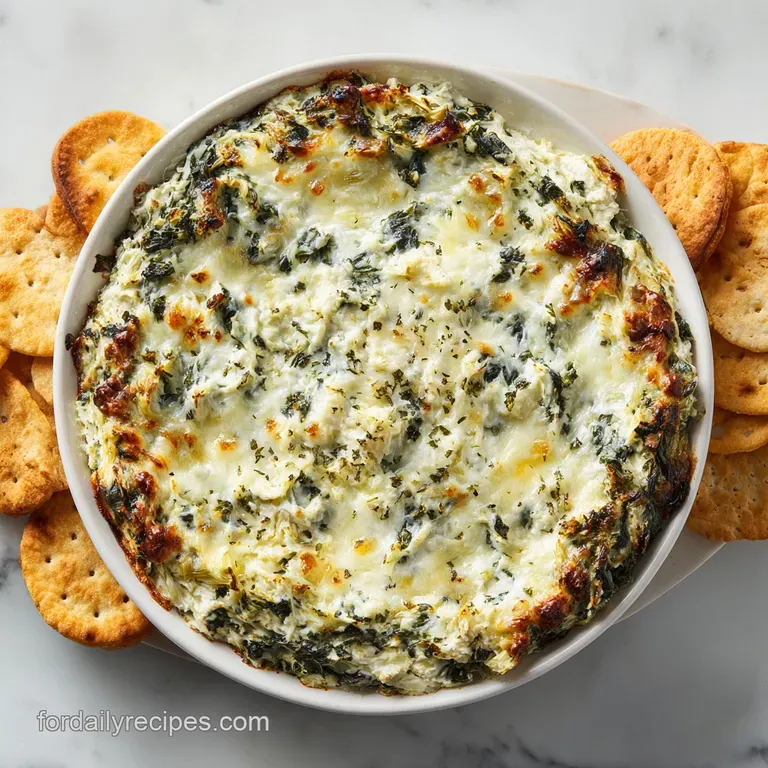 Baked Spinach Artichoke Dip: Creamy and Tangy