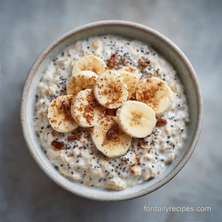 Creamy Dairy Free Overnight Oats: Plant-Forward