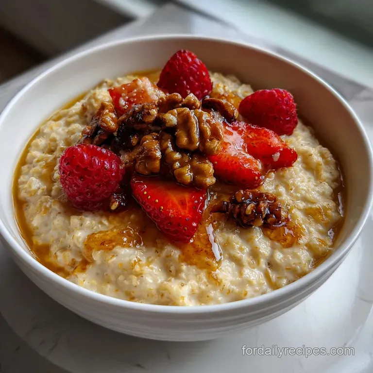 Porridge: the Essential Creamy Rolled Oat Recipe presentation