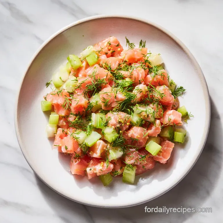Salmon Salad: Creamy and Fresh