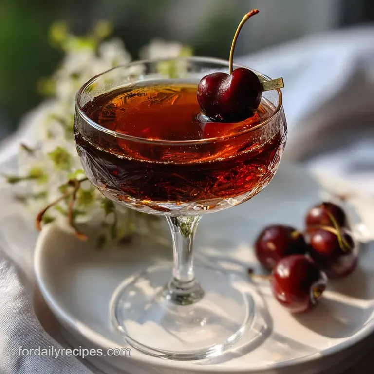The Black Manhattan Cocktail: Richer Moodier and Simple to Make