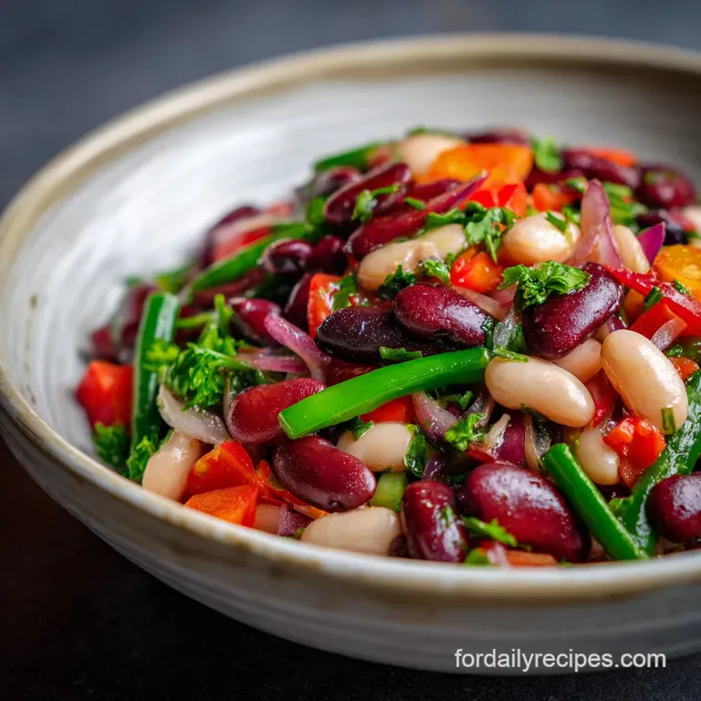 Dense Bean Salad Recipe