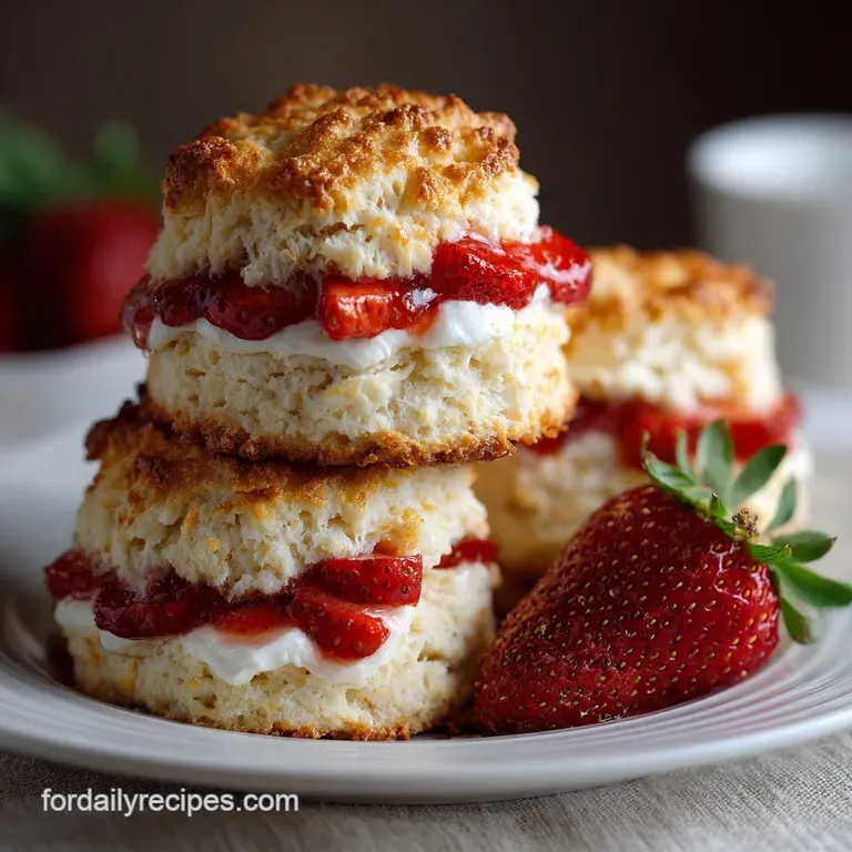 Bisquick Shortcake: Flaky Strawberry Biscuits (The Effortless Classic)