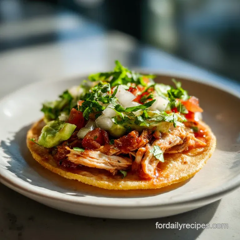 Chicken Tostadas: Crispy and Authentic