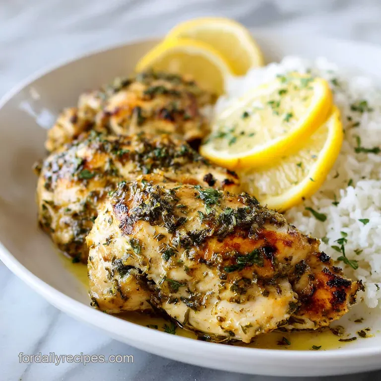Easy Lemon Herb Chicken Dinner Recipe