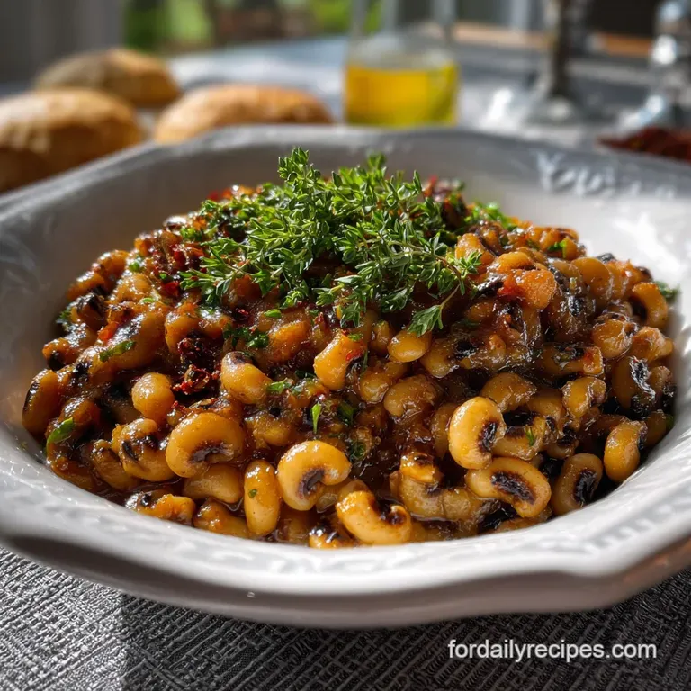 Savory Black Eyed Peas Recipe Easy | Comfort Food