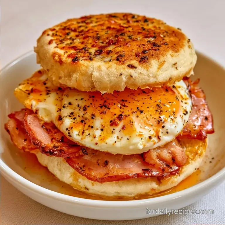 Egg Mcmuffin Breakfast in 15 Minutes