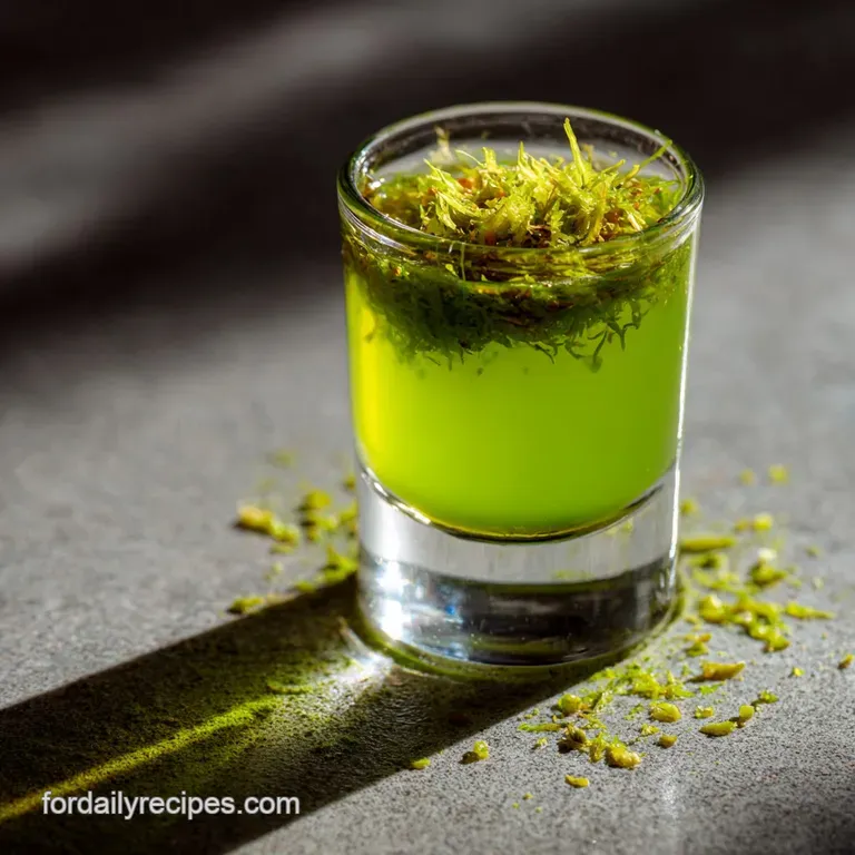 Green Tea Shot: Make the Elevated Emerald Kick with Jameson Peach Schnapps presentation