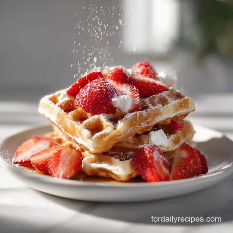 Traditional Belgian Waffles Recipe