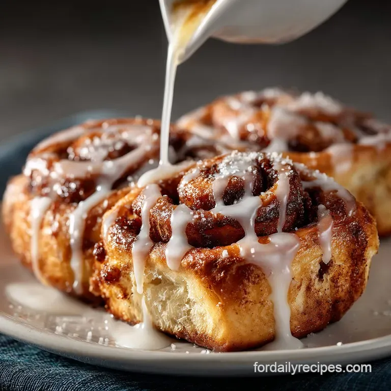 Cinnamon Rolls: Properly Fluffy Scrolls Recipe presentation