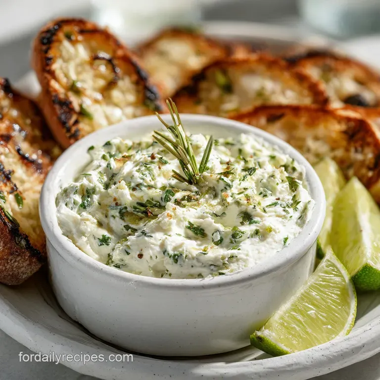 Elegant appetizer plate: golden-brown bites drizzled with creamy sauce, garnished with fresh herbs. A culinary invitation.