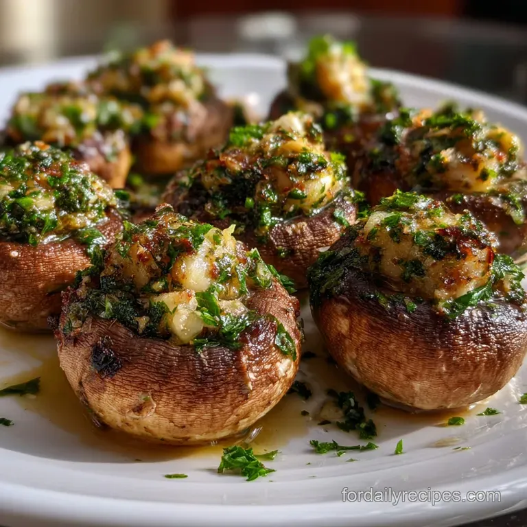EASY New Years Appetizer with Garlic and Herbs