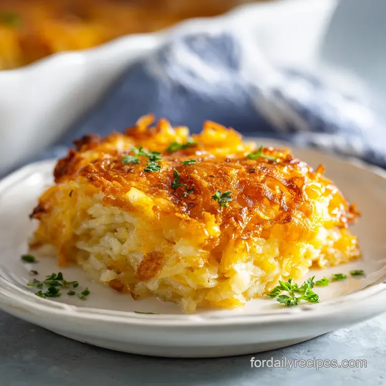 Hash Brown Casserole: Heritage Potato Bake