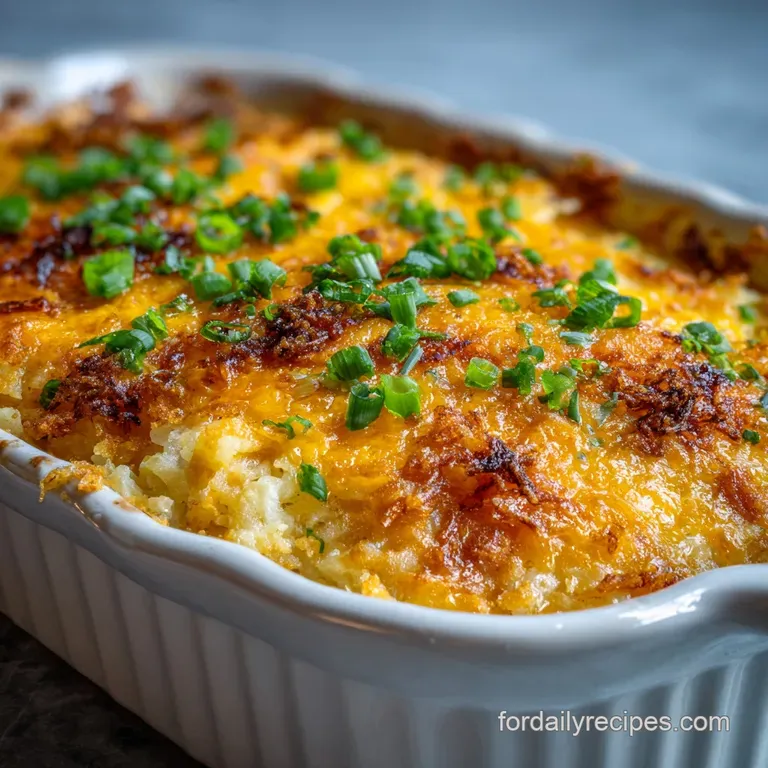 Hashbrown Casserole Recipe: Cheesy Potatoes