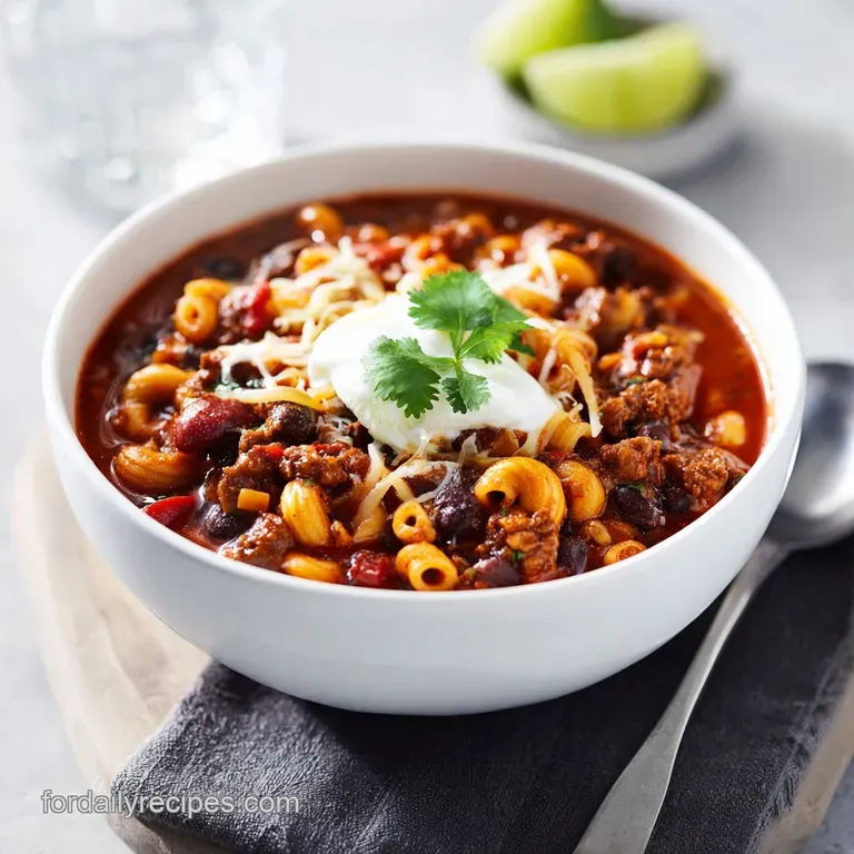 Classic Chili Mac Recipe