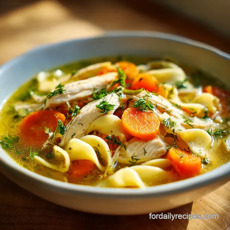 Homemade Chicken Noodle Soup: Silky and Rich