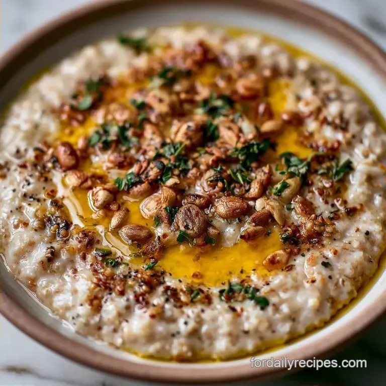 High-Protein Indian Oats Breakfast Bowl