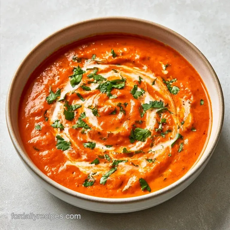 Velvety Indian Tomato Curry Recipe