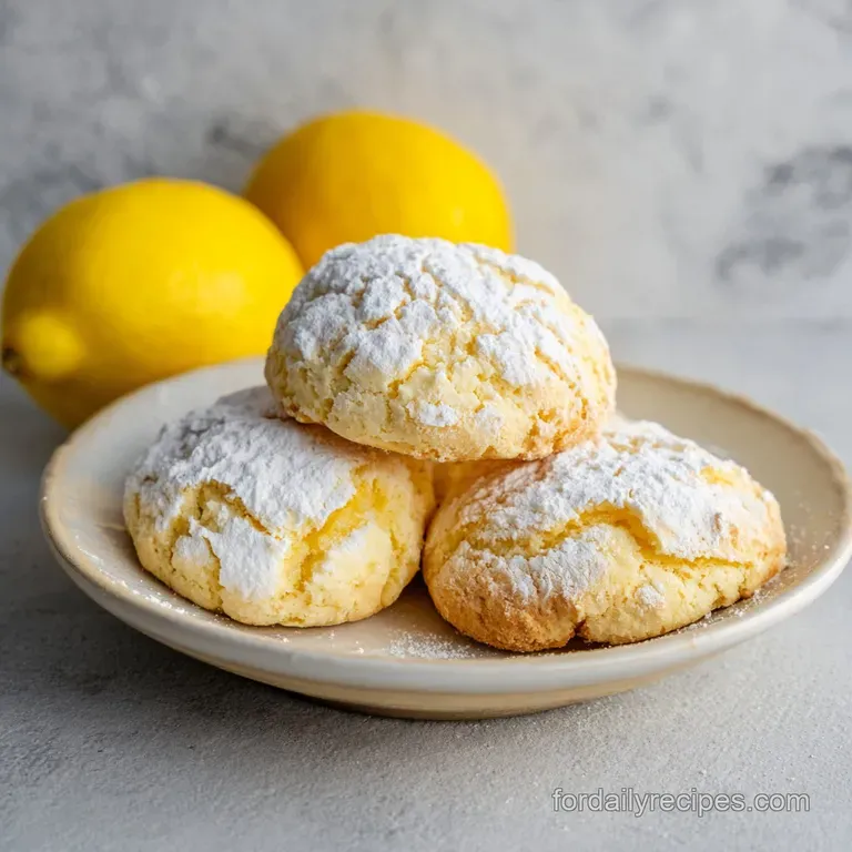 Italian Lemon Cookies: Soft and Zesty