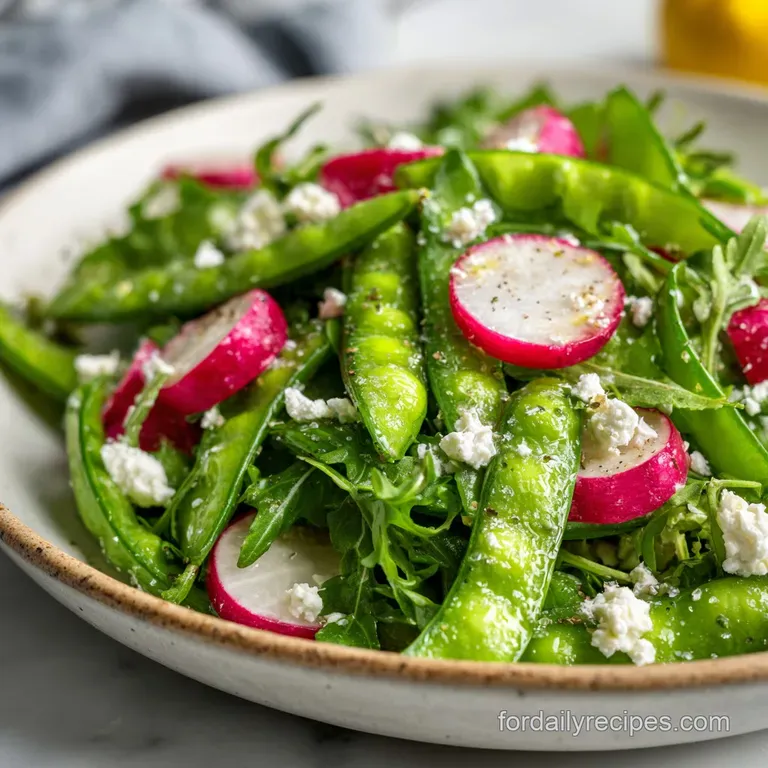 Lemon Sugar Snap Pea Salad Recipe