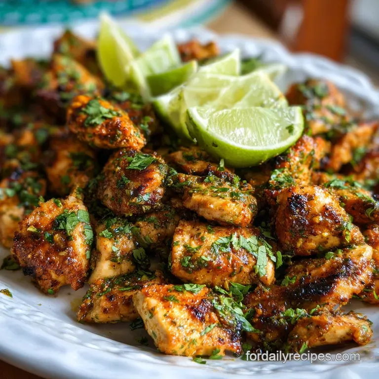 Mexican Chicken Recipe with Cilantro