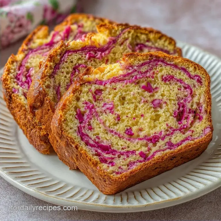 Moist Rhubarb Bread: Tender and Tangy